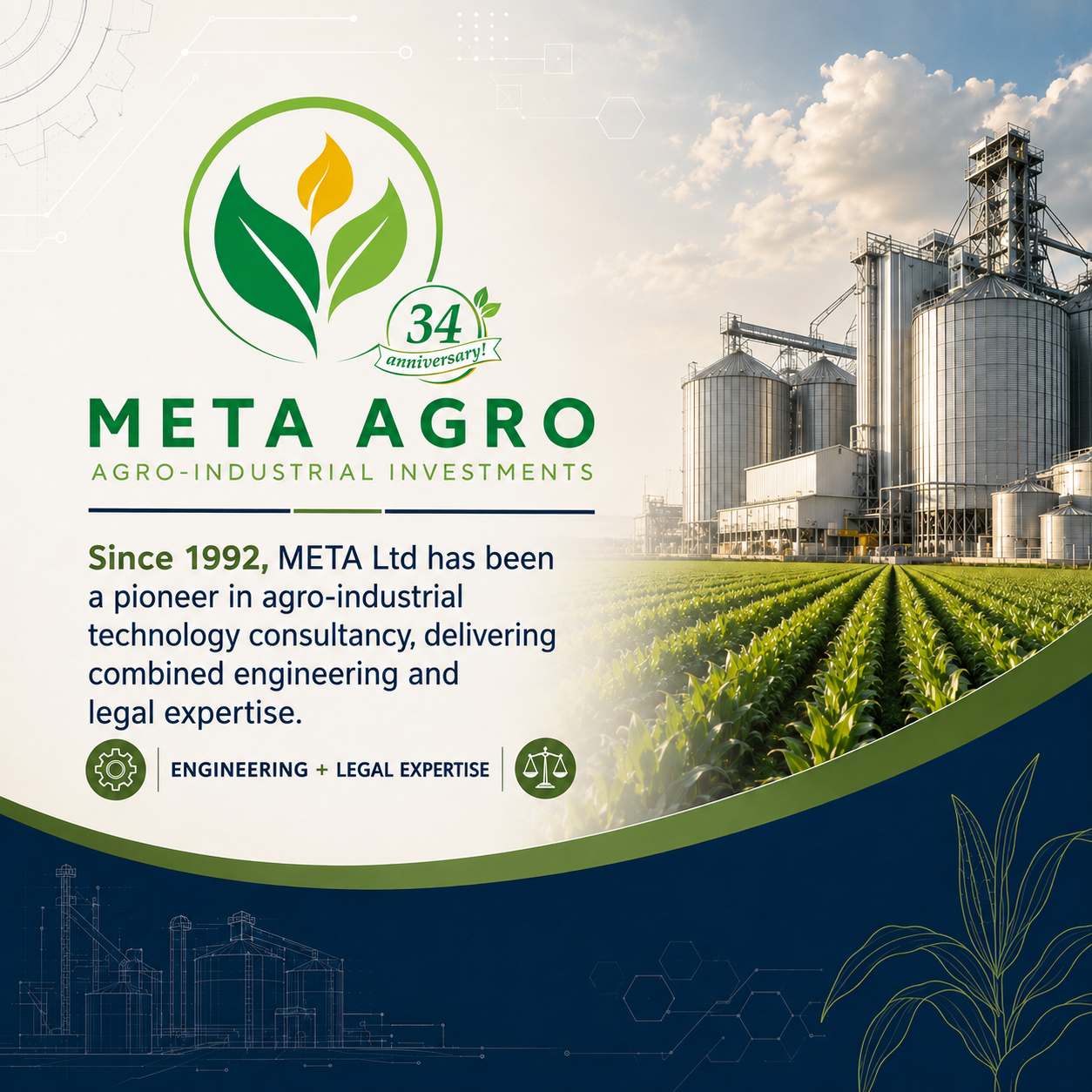META Agro - 34 years of engineering and legal expertise for agro-industrial technology since 1992