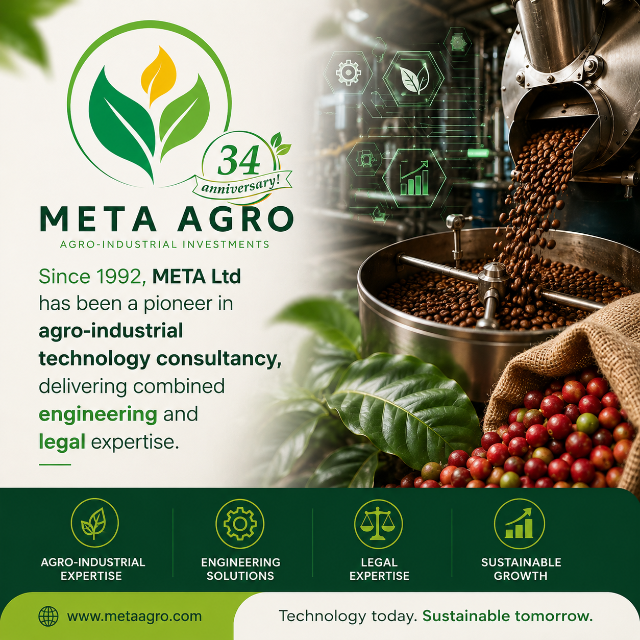 META Agro agro-industrial engineering and legal expertise since 1992 - sustainable growth through technology